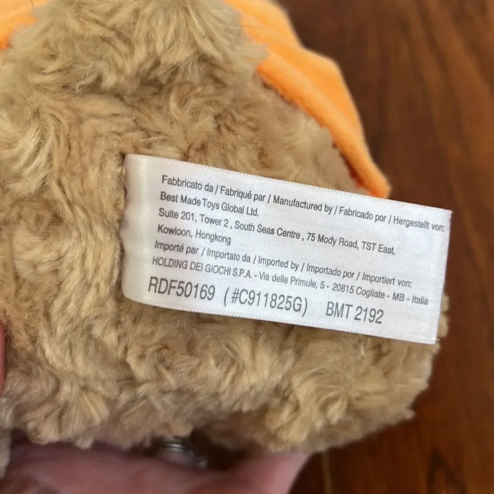 Best Made Toys Global Beige Teddy Bear Orange Shirt 10” Plush Toy Stuffed Animal - Picture 11 of 11